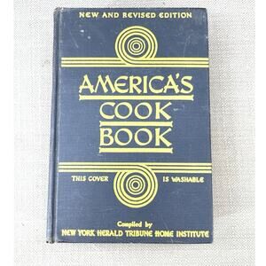 1940 America’s Cook Book NY Herald Tribune Scribner HC – Vintage Cookbook